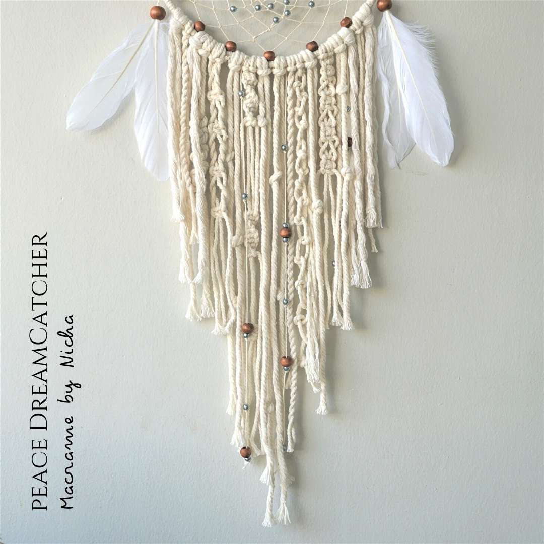 PEACE DREAMCATCHER - ตาข่ายดักฝันขนาดกลาง - Image 6