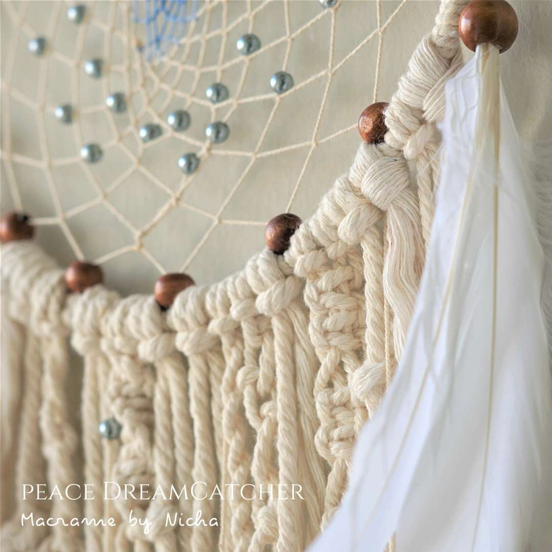 PEACE DREAMCATCHER - ตาข่ายดักฝันขนาดกลาง - Image 8