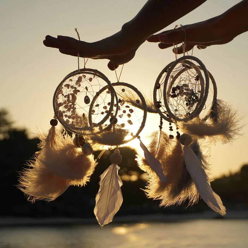 THE FLYING BLUE DREAMCATCHER - ตาข่ายดักฝันขนาดเล็ก - Image 5